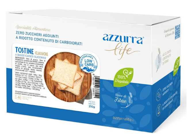 Azzurra Life Tostine Classico 210g