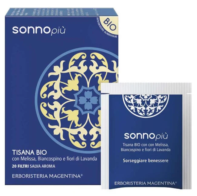 Erboristeria Magentina Sonno Più Tisana Bio 20 Filtri
