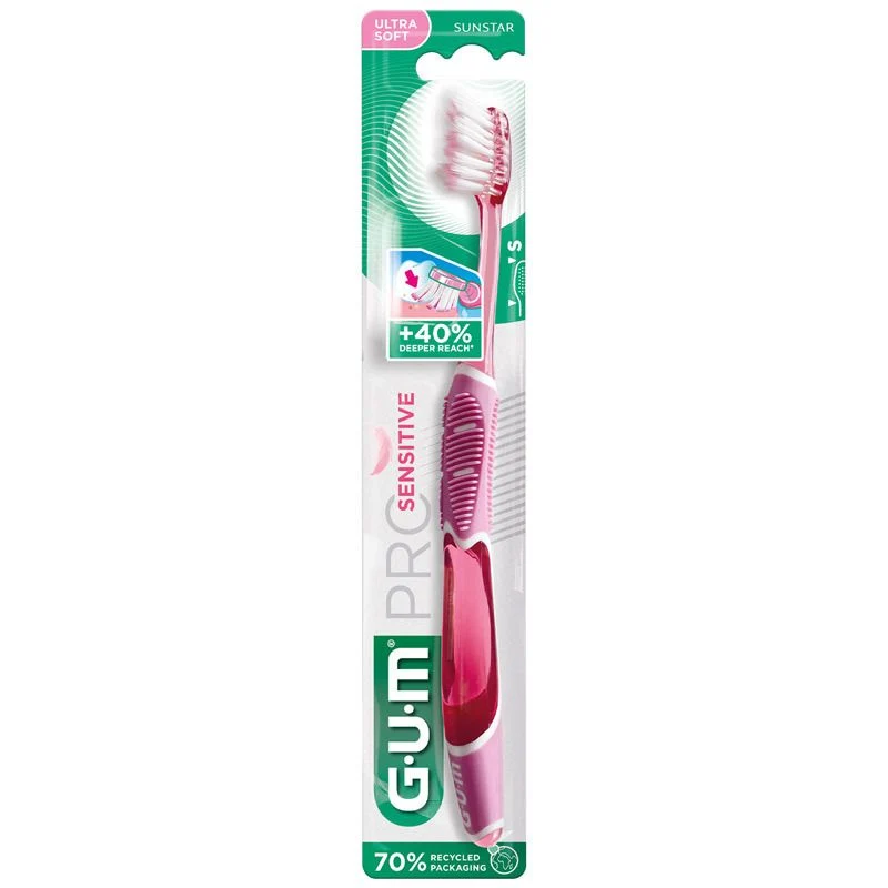 Gum Pro Sensitive spazzolino setole ultra soft 1 pezzo colori assortiti