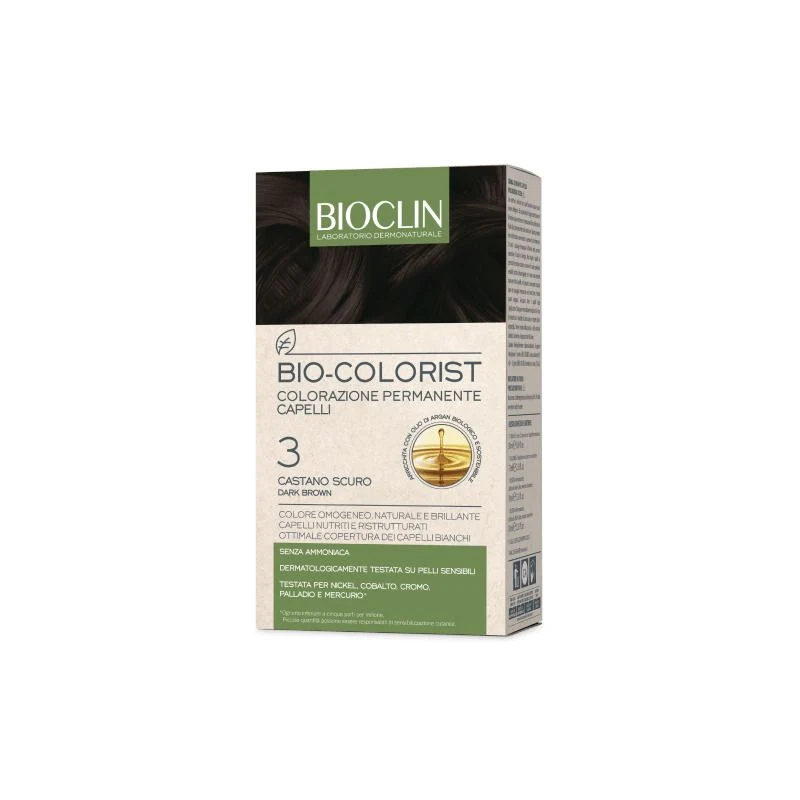 Bioclin Bio-Colorist colorazione permanente capelli 3 Castano Scuro