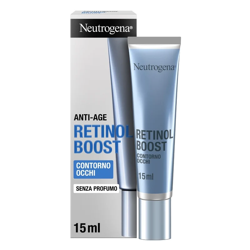 Neutrogena Retinol Boost Crema Contorno Occhi con Retinolo Puro e Acido Ialuronico 15ml