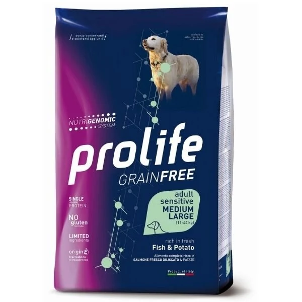 PROLIFE DOG GF AD FISH&PO2,5KG