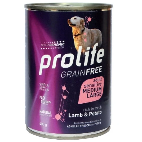 PROLIFE DOG GF AD LAMB&POT400G