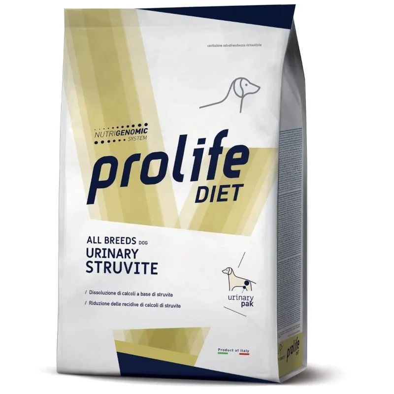 Prolife Dog Diet Urinary Struvite Cibo Secco Per Cani Tutte Le Taglie Sacco 8kg