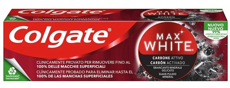 Colgate Max White Carbon dentifricio sbiancante 75ml