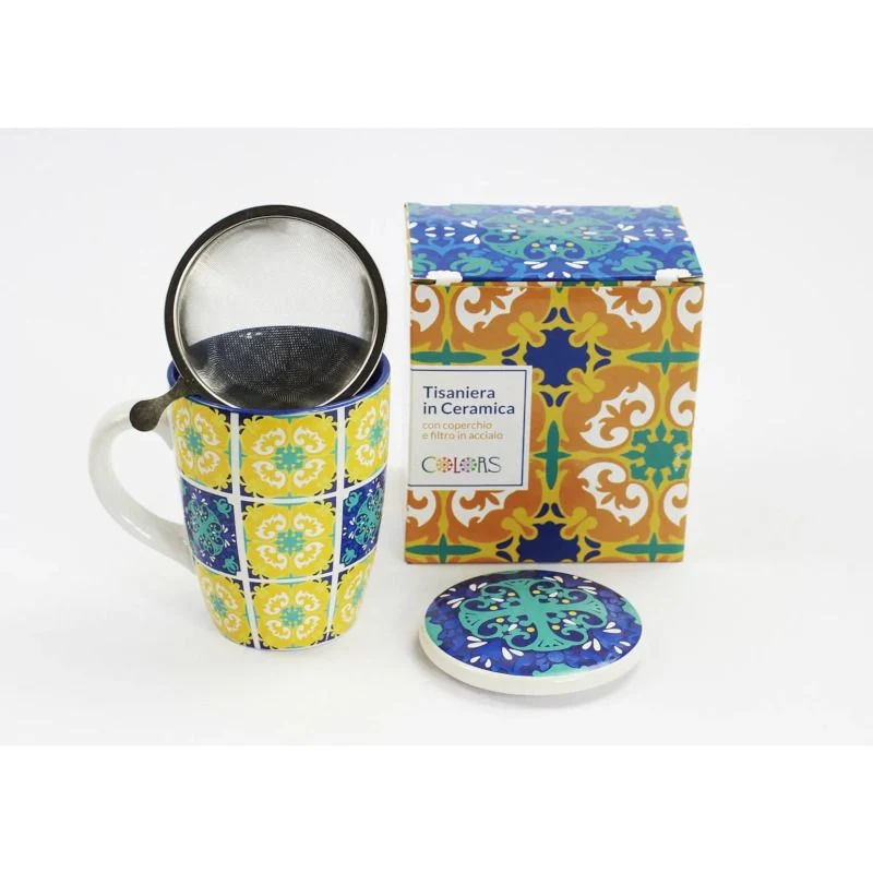 Colors Tisaniera In Ceramica Deep