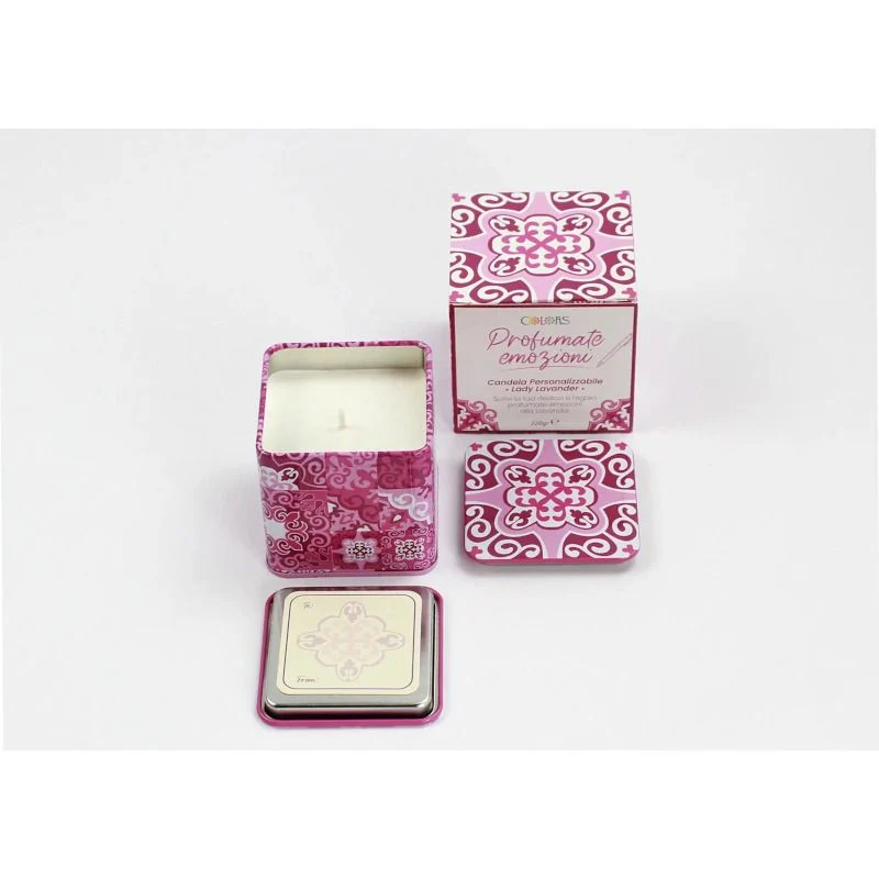 Colors Candela Profumata Personalizzabile Lady Lavander