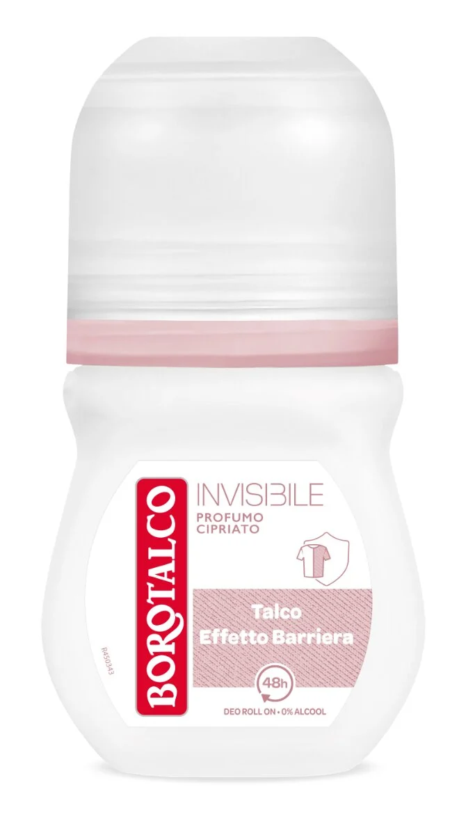 Borotalco Deodorante Roll-On Invisibile Rosa 50ml