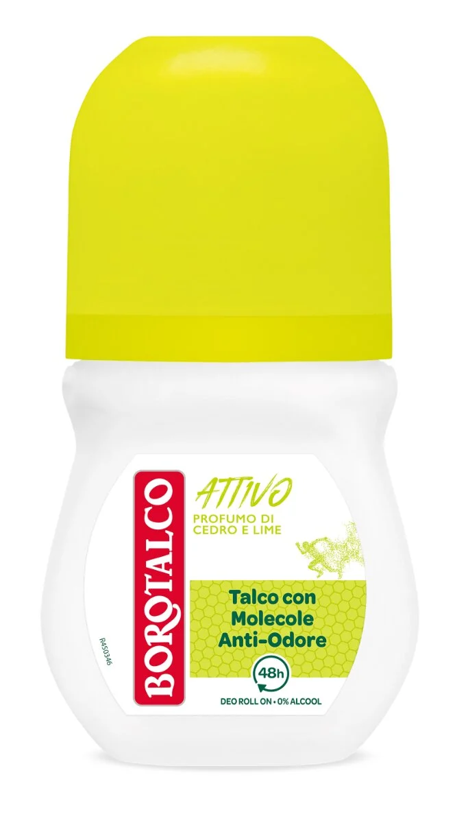 Borotalco Deo Roll Attivo Giallo 50ml