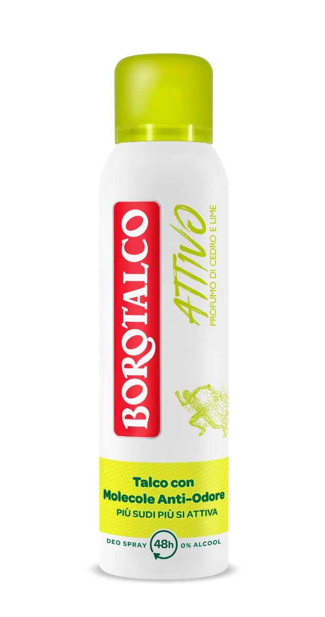 Borotalco Deodorante Spray Attivo Giallo 150ml