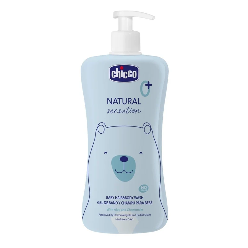 Chicco Natural Sensation Baby Detergente Corpo E Capelli 500ml 0Mesi+