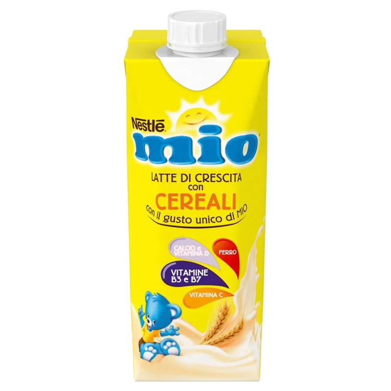 Nestlè Mio Latte Di Crescita Con Cereali Liquido Brick 500ml