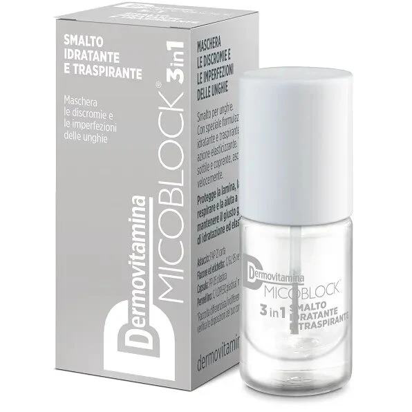 Dermovitamina Micoblock 3in1 smalto trasparente 5ml