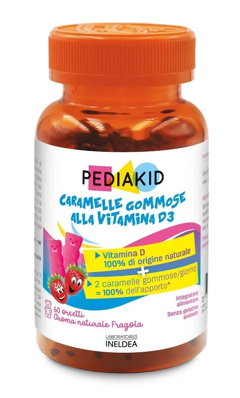 Pediakid Vitamina D3 60 Caramelle Gommose