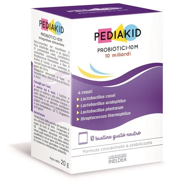 Pediakid Probiotici 10 Miliardi 10 Bustine