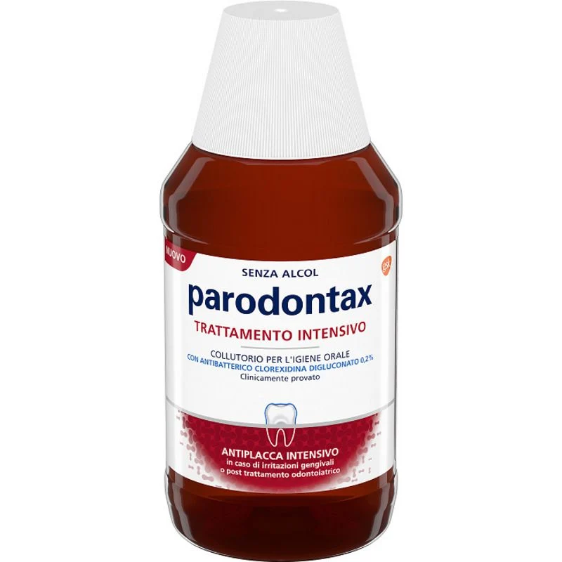Parodontax Collutorio Clorexidina Trattamento Intensivo Antibatterico E Antiplacca Senza Alcol 300ml