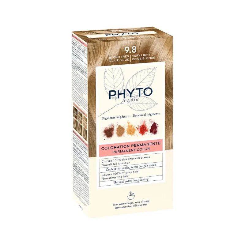 Phyto Phytocolor colorazione permanente per capelli n.9.8 Biondo Chiarissimo Cenere