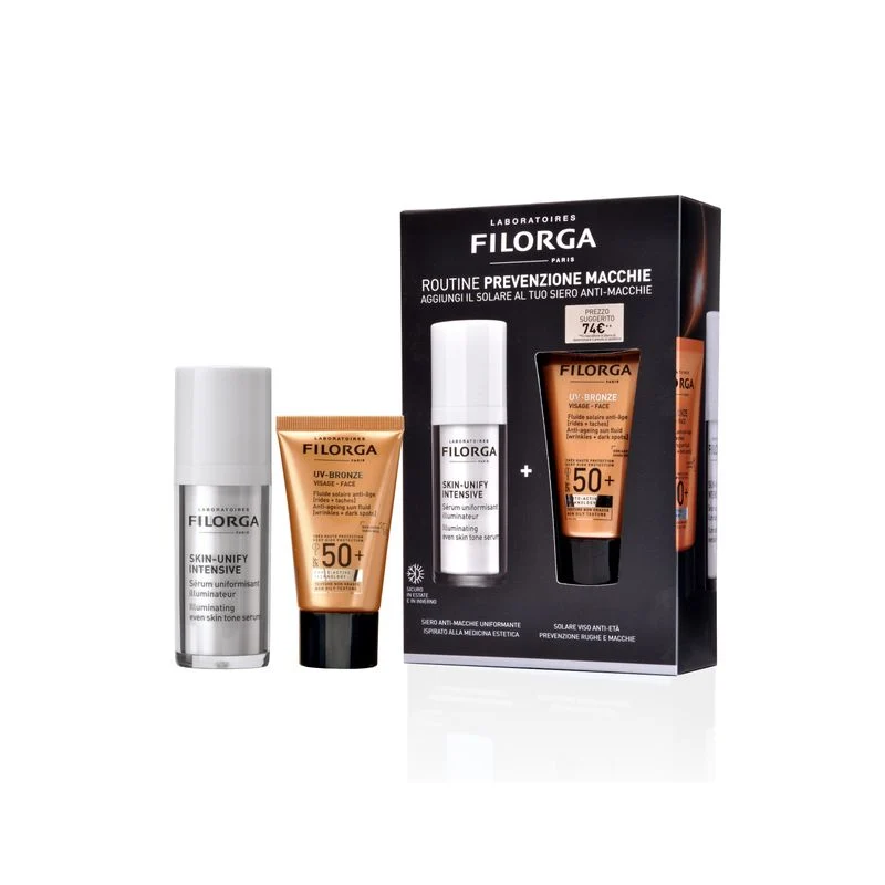 Filorga Cofanetto Uv-Bronze SPF50+ 40ml + Skin-Unify Intensive Siero 30ml
