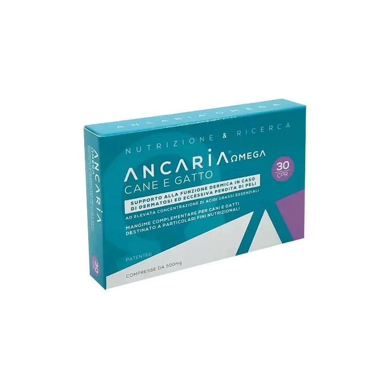Ancaria Omega Mangime Complementare Per Cani E Gatti 30 Compresse