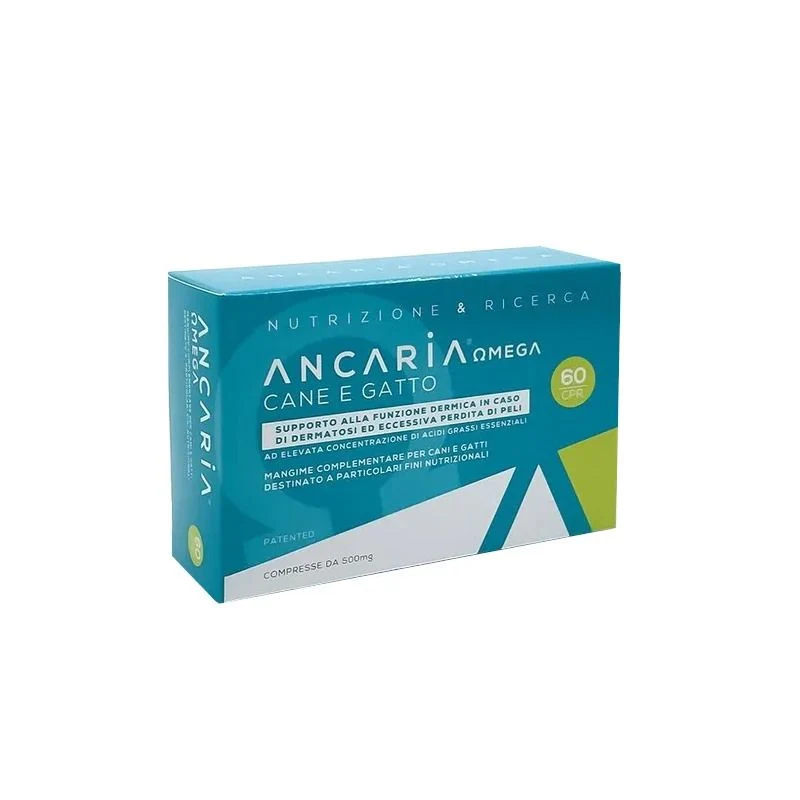 Ancaria Omega Mangime Complementare Per Cani/Gatti 60 Compresse