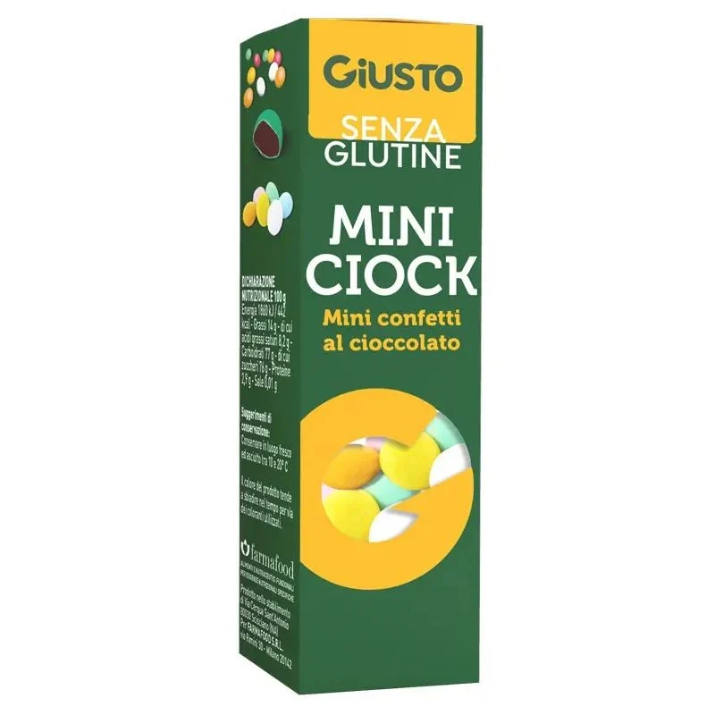 Giusto Senza Glutine Mini Ciock mini confetti al cioccolato 40g