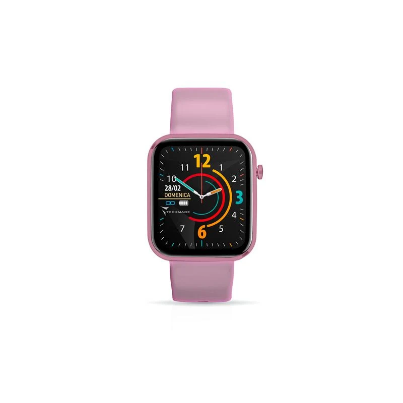 Techmade Have Smartwatch Con Frame In Alluminio 1,68 Pink