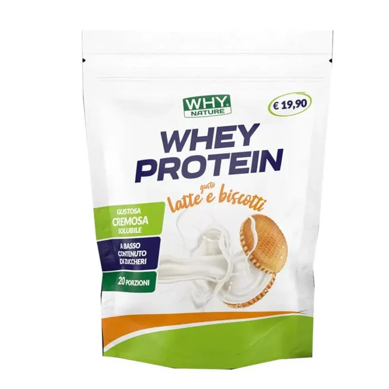 Why Nature Whey Protein Latte e Biscotti 400g