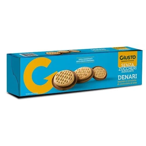 Giusto Biscotti Senza Zucchero Denari 120g