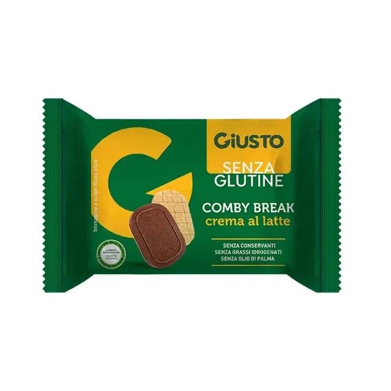 Giusto Senza Glutine Comby Break crema al latte 26g