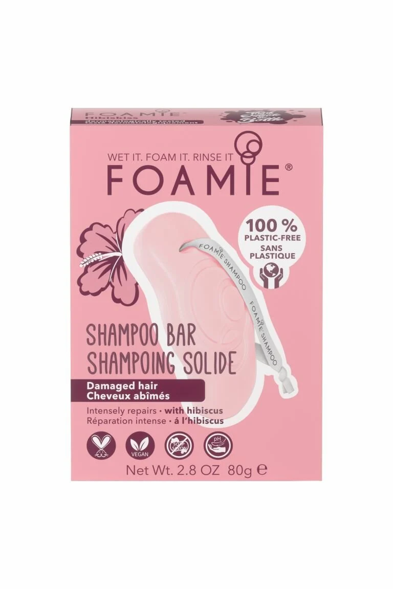 Foamie Shampoo Solido Bar Hibiskiss 80g