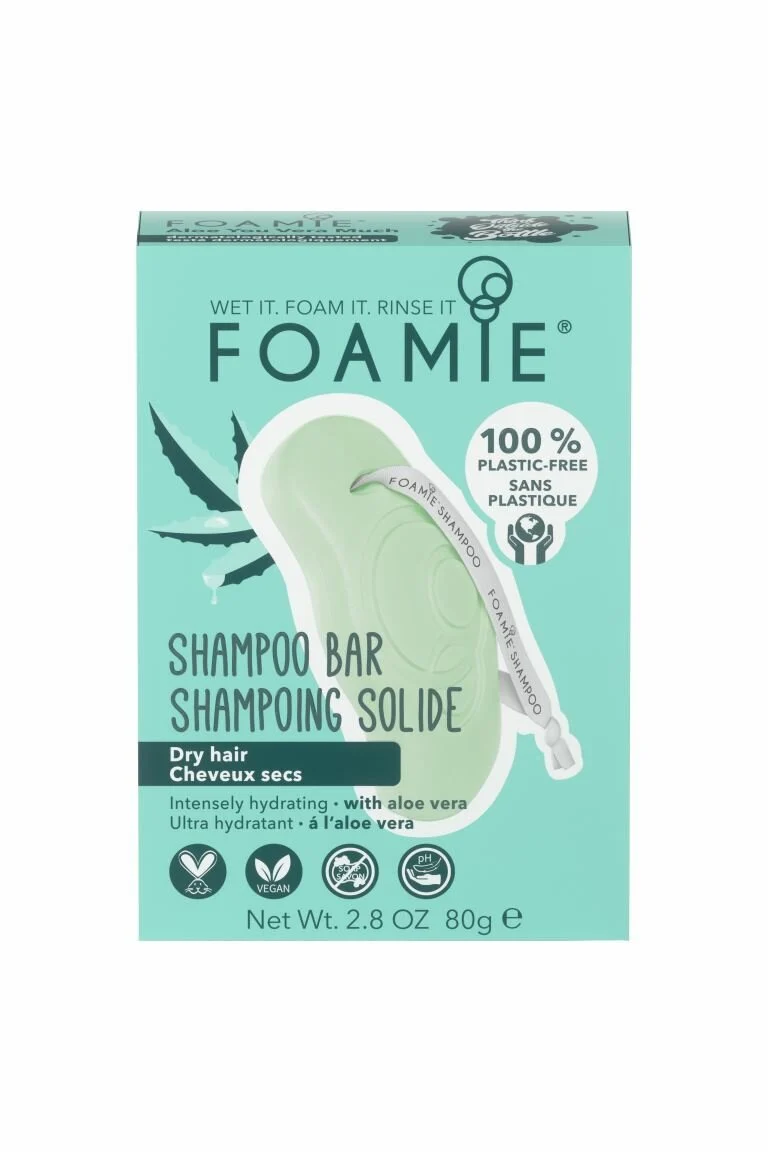 Foamie Shampoo Solido Bar Aloe You Vera Much 80g