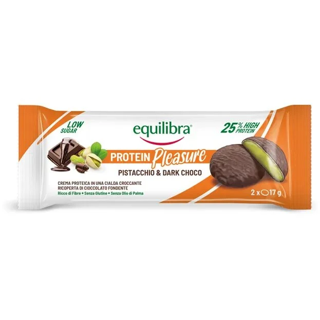 Equilibra Dobloni Pistacchio&Dark Choco 34g