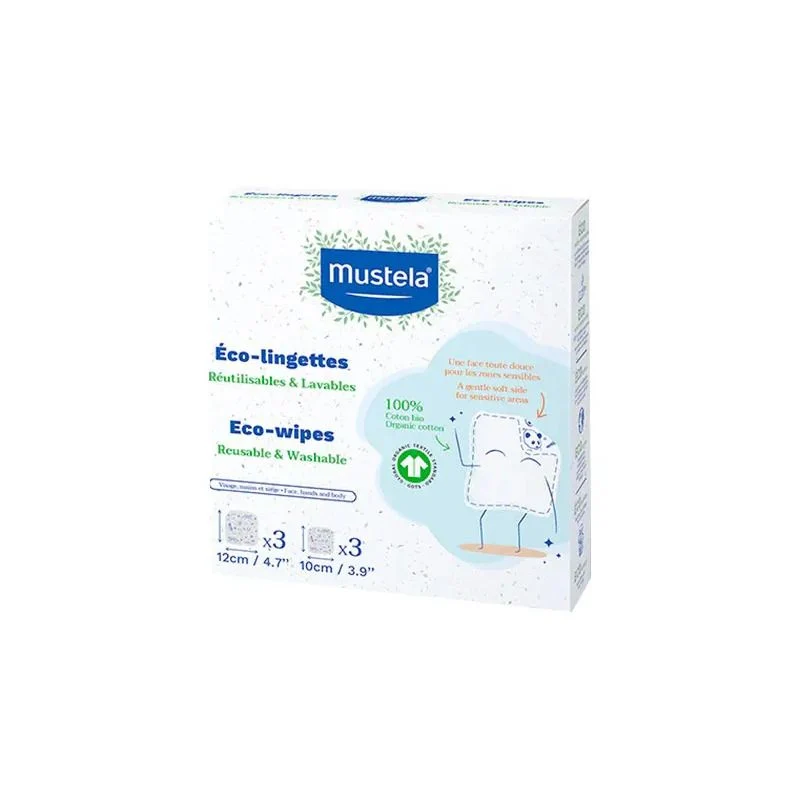 Mustela Salviette Riutilizzabili 6 pezzi