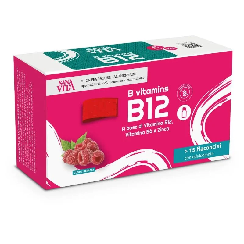 Sanavita B-Vitamins B12 15 flaconcini