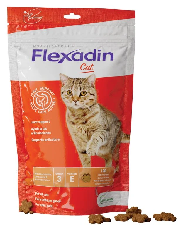 Flexadin Cat Mangime Complementare Articolazioni Gatti Adulti 120 Tavolette