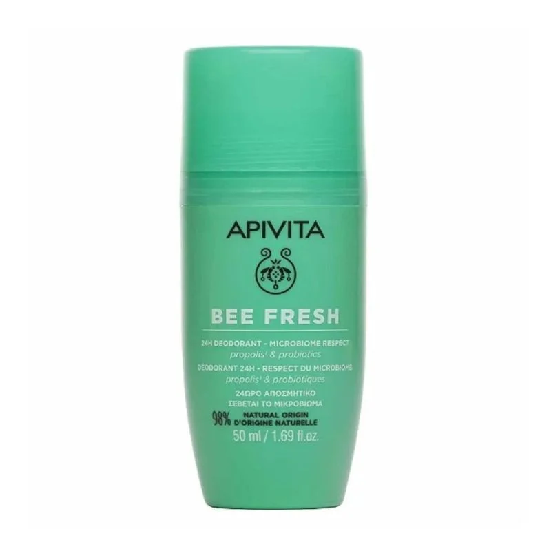 Apivita Bee Fresh Deodorante Roll-On 24H Pelli Sensibili 50ml
