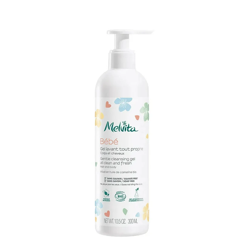 Melvita Gel Detergente Delicato Corpo Capelli 300ml