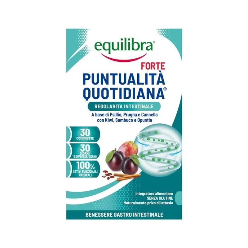 Equilibra Forte Puntualità Quotidiana per la regolarità intestinale 30 compresse