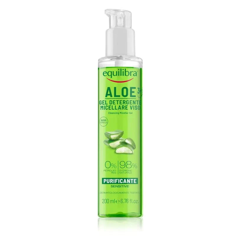 Equilibra Aloe Gel Detergente Micellare Viso Purificante 200ml