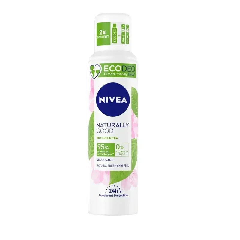 Nivea Naturally Good deodorante eco spray te verde 125ml