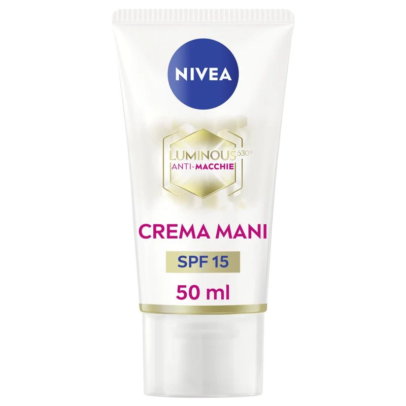 Nivea Cellular Luminous630 Crema Mani Anti-Macchie Trattamento Avanzato Anti-Età SPF15 50ml