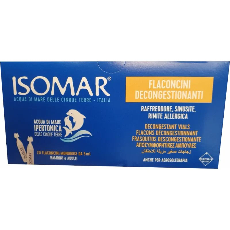 Isomar Soluzione Decongestionante Nasale 20x5ml Flaconcini