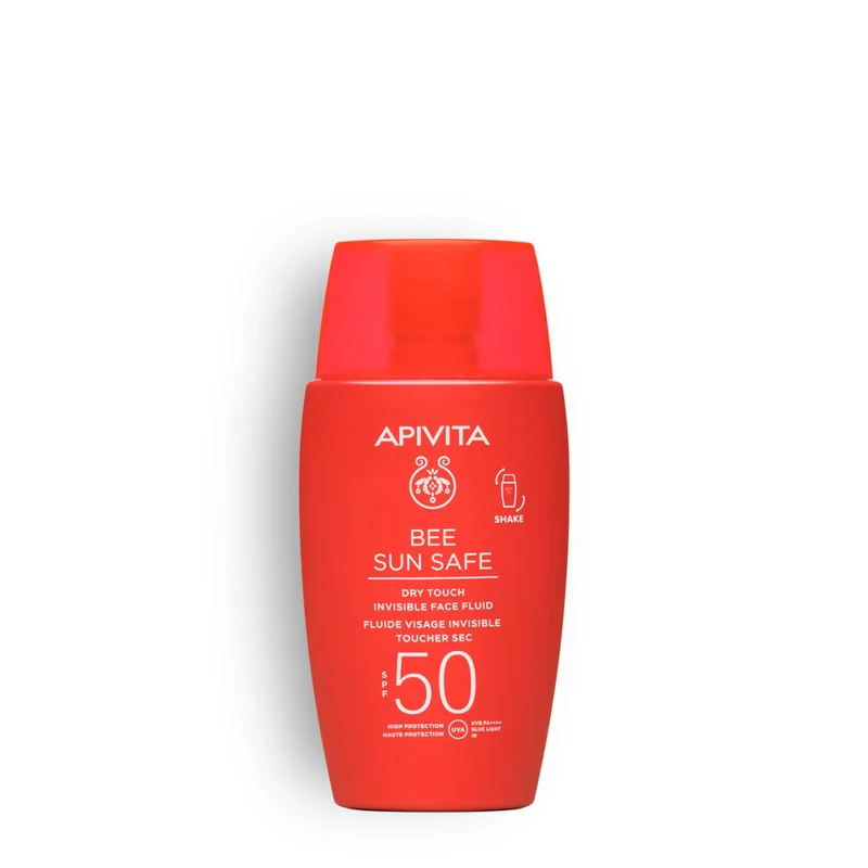 Apivita Bee Sun Safe Dry Touch Fluido Viso Invisibile SPF50 50ml