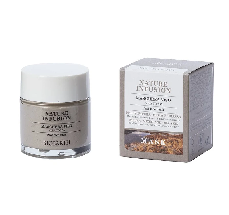 Bioearth Maschera Gel Viso Torba 100ml
