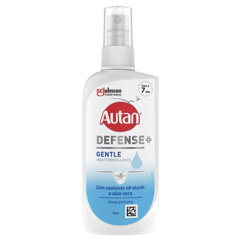 Autan Defense Gentle Spray Antizanzare Con Aloe Vera Vapo Insetto Repellente 100ml
