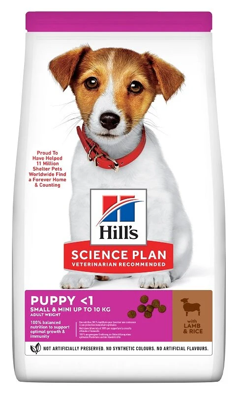 Hill's Science Plan Puppy Small&Mini Agnello&Riso 6Kg