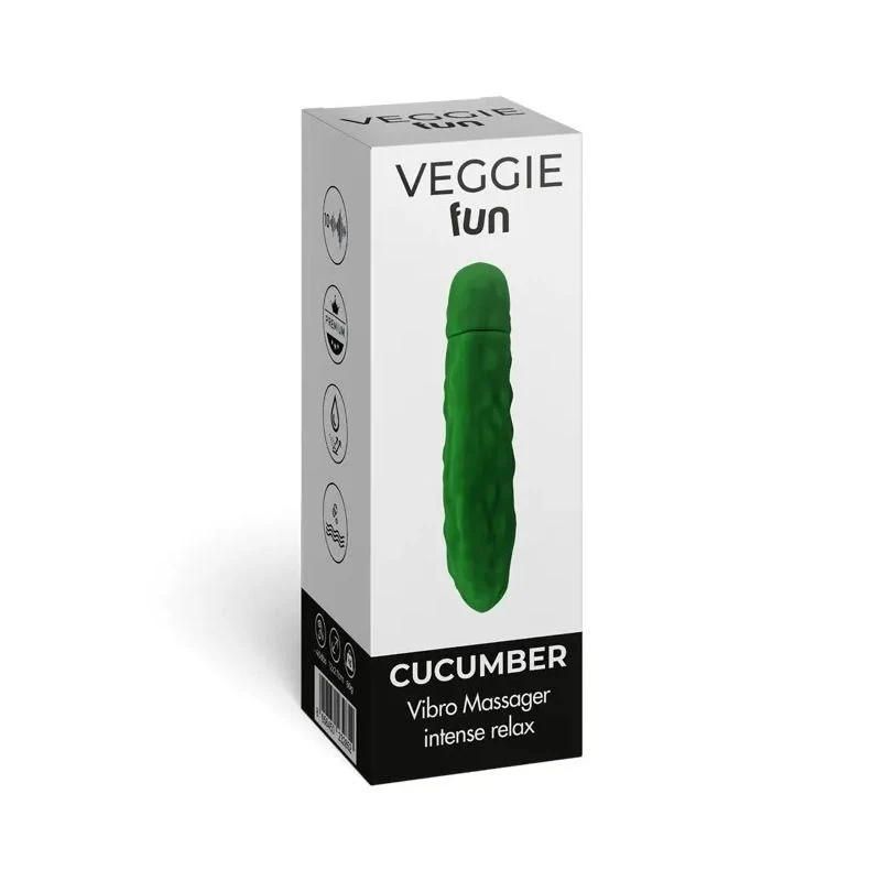 LR Wonder Company Veggie Fun Cucumber massaggiatore vibrante femminile 1 pezzo