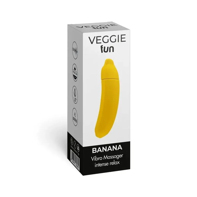 LR Wonder Company Veggie Fun Banana massaggiatore vibrante femminile 1 pezzo