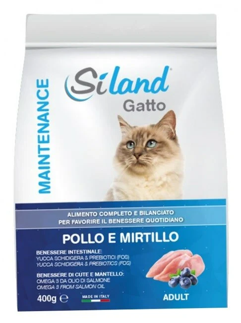 SILAND GATTO AD MANT POL 400G