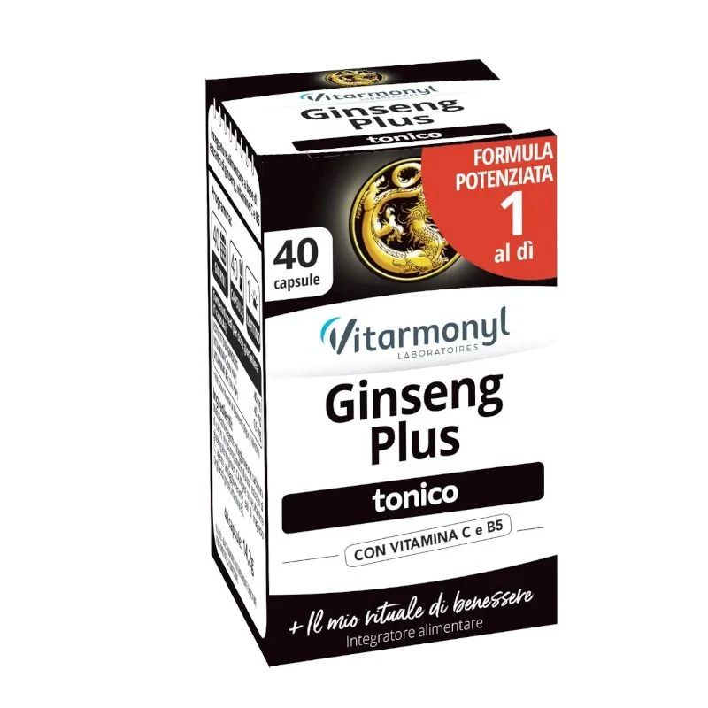 Vitarmonyl Ginseng Plus integratore alimentare 40 capsule